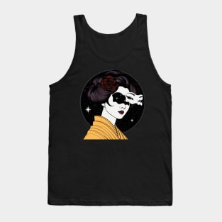 Starry Veil Geisha Tank Top